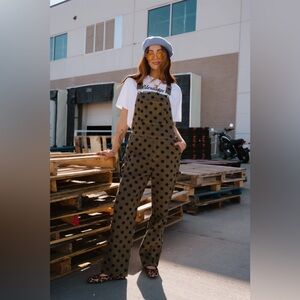 Dressed in lala overalls